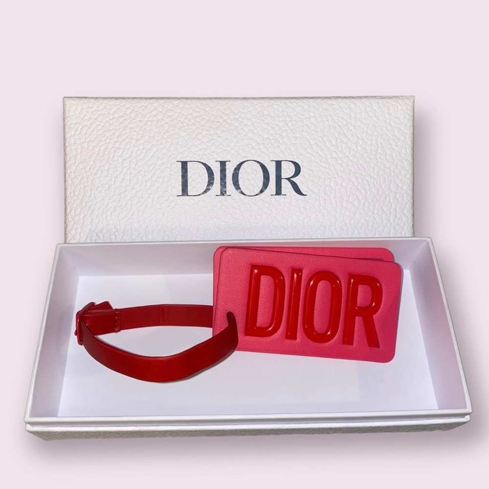 Dior Luggage Tag With Mirror